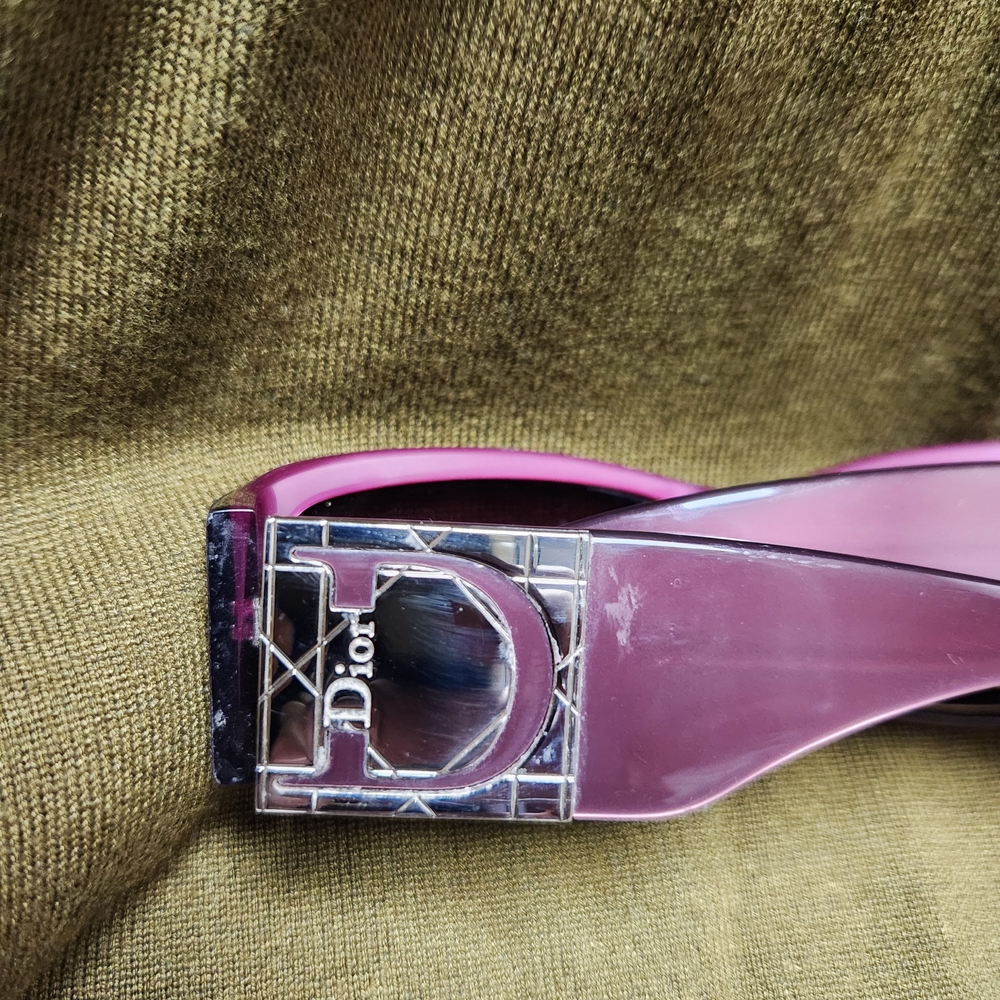 Dior Purple Rectangular Sunglasses - image 5